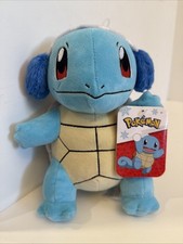 Pokemon 8" Christmas Winter Squirtle with Ear Muffs Plush