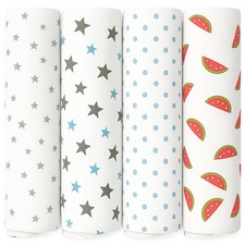 100 Muslin Swaddle Blankets,Baby Swaddling Blankets for New Born, Baby Recei...