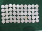 1962 Roosevelt Silver Dimes Roll of 50 - Lot13