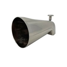 Universal Tub Spout with Diverter Spout Brushed Nickel Finish EZ-FLO 15080