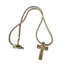 Lois Hill 925 Sterling Silver Cross Pendant N...