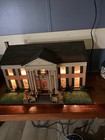 1:12 Colonial Living Room Box Lot, Furnished Lighted Wood/Plastic w/ Furniture — photo 1