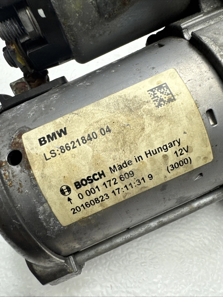 2016 - 2019 BMW 740i G12 3.0L I6 ENGINE STARTER MOTOR OEM 67k - Image 3 of 4