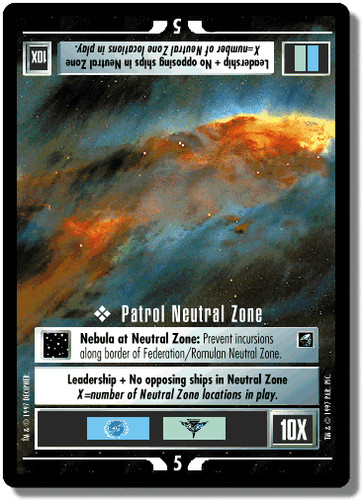 Patrol Neutral Zone [Foil] Mint/Near Mint ST1E: Tournament Foils