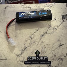 Zeee 7.2V Nimh Battery 3600Mah RC Battery High Power with Tamiya Connector for R