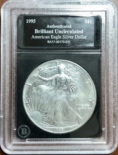 1995 1 oz American Silver Eagle .999 Silver