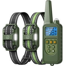 Dog Shock Collar - 2600FT Dog Training Collar with Remote, Rechargeable with ...