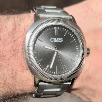 Chaps Analog Black Dial Men's Watch - CHP7020 42 Millimetres