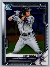 2021 Bowman #BCP-33 Eddy Diaz Chrome Prospects *RO