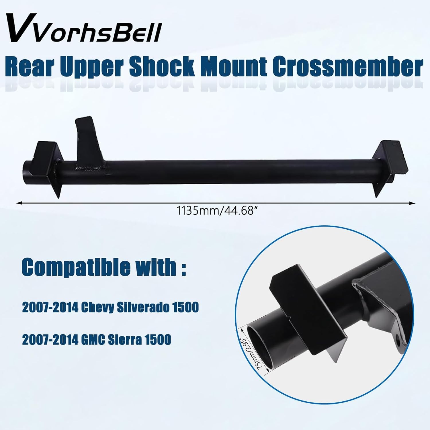 Rear Upper Shock Mount 2007-2014 Crossmember 