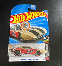 Hot Wheels '69 Dodge Charger Daytona 1:64 Gold/Red/Black Diecast Unopened Box