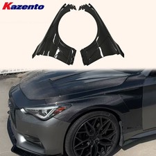 Carbon Fiber Front Vented Fender For Infiniti Q60 2017-2022 Pair Car Body Kits
