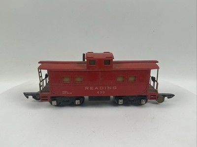 American Flyer S Gauge 630 Reading Illuminated Caboose 