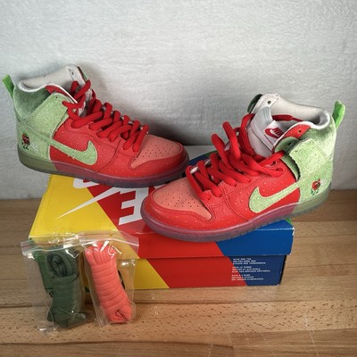 Size 5.5 - Nike SB Dunk High Pro QS Strawberry Cough 4/20 CW7093-600 Men