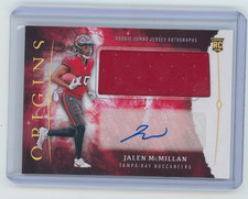 2024 Panini Origins Jalen McMillan Rookie Jumbo Jersey Auto