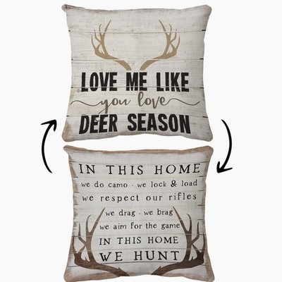 Hunting Decor, Decor for Home, 18'' x (Pack of 6), Brown