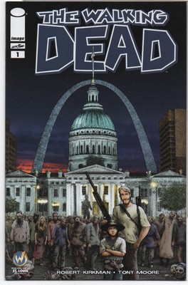 WALKING DEAD #1   WIZARD WORLD   ST. LOUIS COMIC CON GERHARD VARIANT - 2015