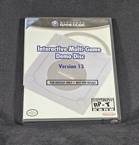 GameCube Interactive Multi-Game Demo Disc Version 13 VERY RARE! TESTED, WORKS! 