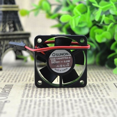 1PC   KDE1204PFS3-8 12V 0.5W 4CM 4010 40*40*10 2-wire cooling fan #wd