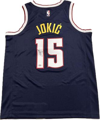 Nikola Jokic signed jersey PSA/DNA Denver Nuggets Autographed | eBay