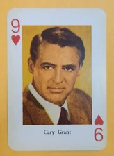 Cary Grant Movie Film Star Screen Legends Belgium Playing Card