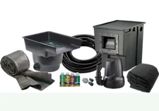 American Freedom Pond Kit With Waterfall-16Ft x 16Ft Medium Kit (3,300 GPH Pump)