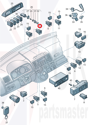 VW TRANSPORTER V T5 Furgon Steuergerät für Bremssystem 7E0927134A 2.00