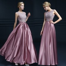 Long Formal Gown Women  s Elegant Maxi Dress Evening Prom Bridesmaid Party