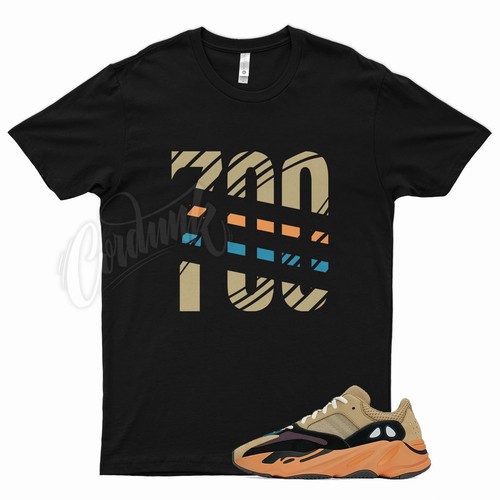 Black 700 T Shirt for YZ Boost 700 Enflame Amber V1 Orange Blue Brown - 第 1/3 張圖片