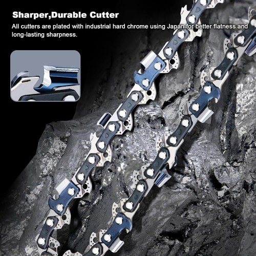 5PCS 14 in Chainsaw Chain Blade 3/8"LP 050" Gauge 52DL For Husqvarna 120 Mark II - Picture 7 of 11
