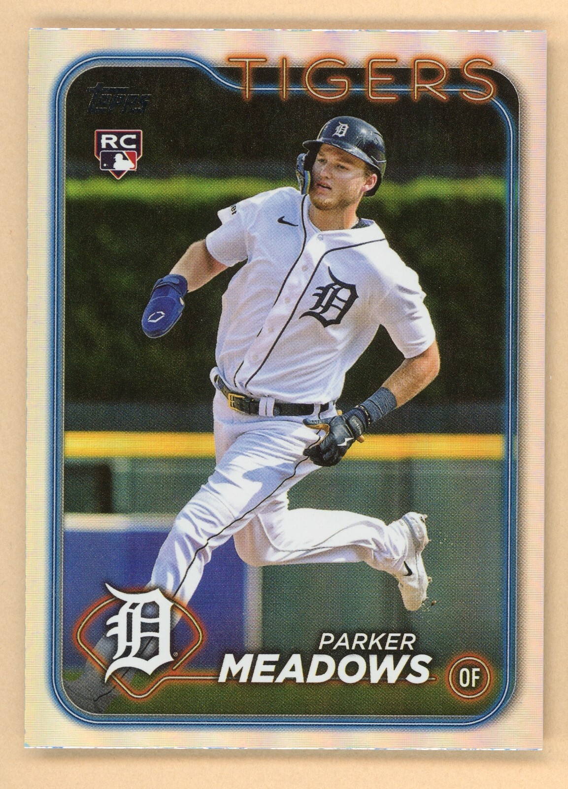 2024 Topps Series 2 - Parker Meadows Rainbow Foil #516 - Tigers