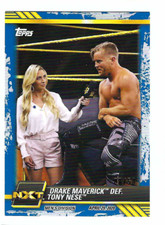 DRAKE MAVERICK 2021 TOPPS WWE NXT BLUE PARALLEL /50