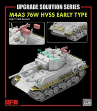 RYE5058+2026 M4A3 76W HVSS EARLY TYPE T-66 Track Medium tank+Metal etching parts