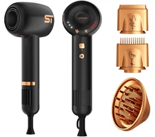 Supreme Trimmer Hair Dryer SHD347, 3 Heat / 3 Speed Settings & Diffuser | Black