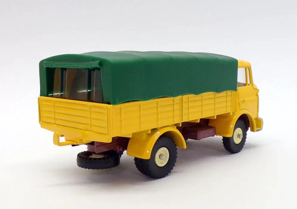 ATLAS FRENCH DINKY TOYS CAMION BACHE "GAK" BERLIET CANVAS BACK TRUCK YELLOW 584 - Image 4 of 4