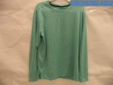 All In Motion: Men's Large Teal Performace Long Sleeve Shirt 195994458699