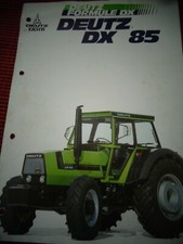 pub TRACTEUR DEUTZ DX 85 AGRICOLE ( ref 37