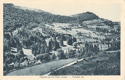 Antique postcard JURA CHATEL-LE-COUVENT east side stamped 1957