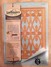 Spellbinders Designer Series Roman Trellis 2 Dies Set S4-654