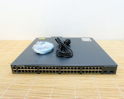 Cisco WS-C2960XR-48FPD-I Catalyst 2960-XR 48 GigE PoE 740W 2 x 10G SFP+ AC PSU