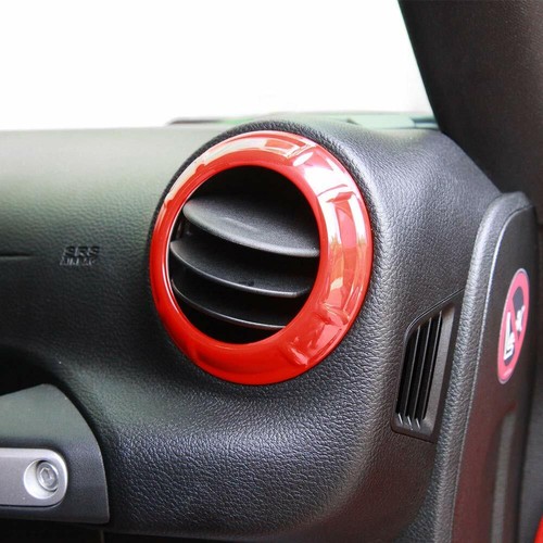 Red Interior Accessories Dash Decor Trim Kit for 2007-2010 Jeep Wrangler JK JKU - Picture 8 of 8