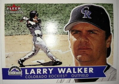 2001 Fleer Tradition Larry Walker #120 Colorado Rockies | eBay