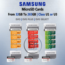 Samsung Micro SD Card OEM 32gb 64gb 128gb 256gb EVO Plus Select Fast lot Memory