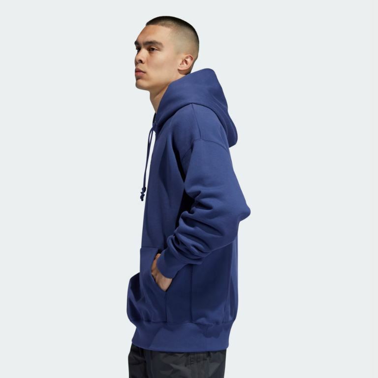 2020 NWT MENS ADIDAS TEAM HOODIE $80 M Noble Indigo/ Cream White | eBay