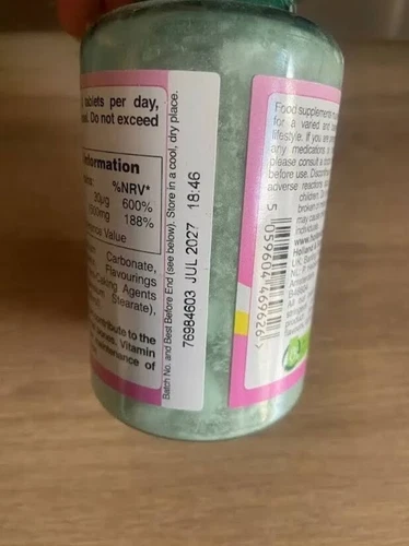 Holland & BarrettCalcium Magnesium Zinc + Iron & Vitamin C – Bone Immune Support - Picture 13 of 24