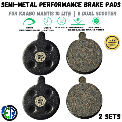 Kaabo Roller Bremsbeläge für Mantis 8 Dual 10 Lite 2SETS Neu UK