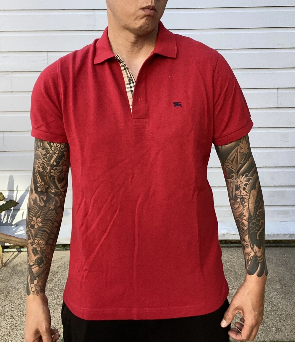 Burberry regular fit polo shirt hot sale
