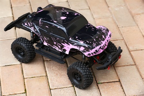 Custom Buggy Body Muddy Pink for Traxxas TRX-4 Trail Crawler Truck Car Shell - Picture 4 of 6