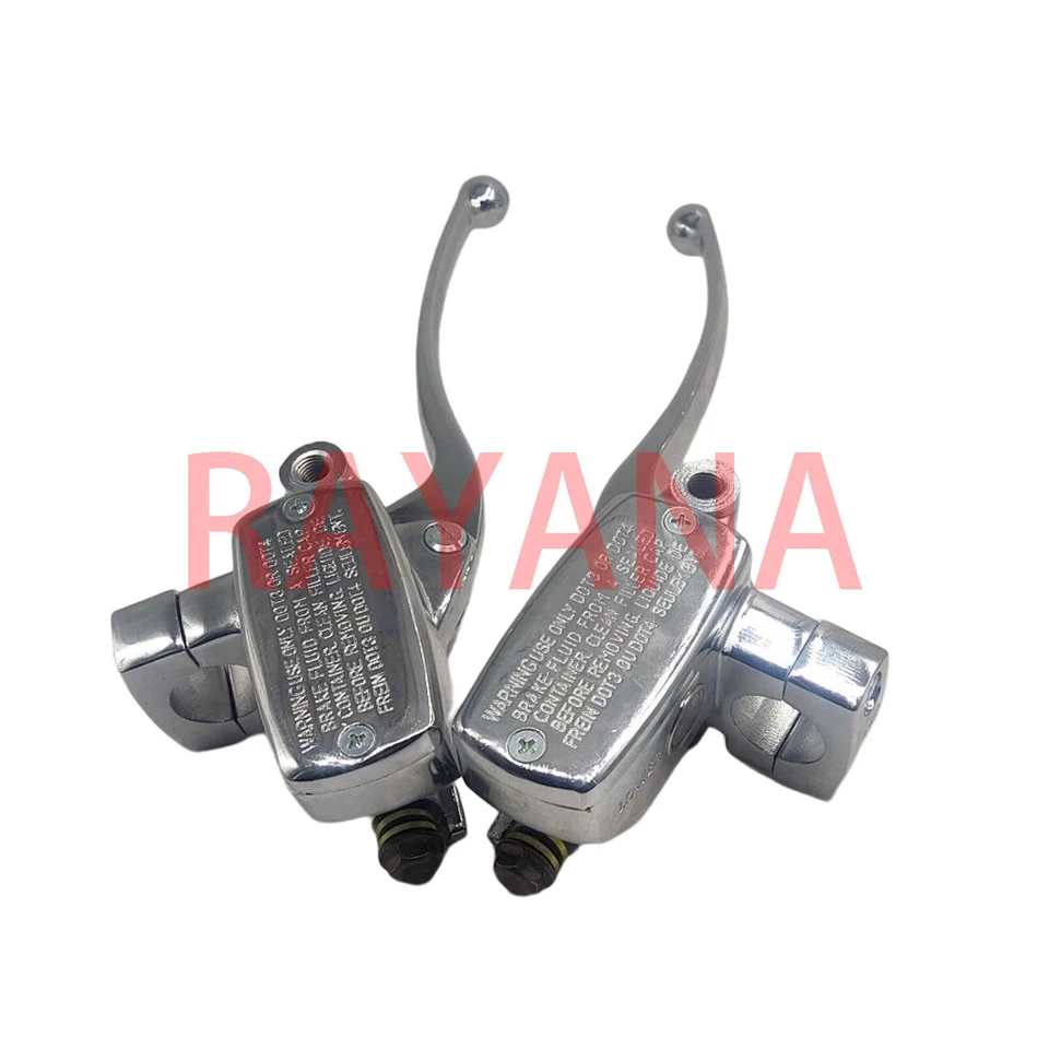 Palancas de embrague cilindro maestro de freno cromado EE. UU. para Suzuki Intruder 800 1400 1500 Foto 3 de 4
