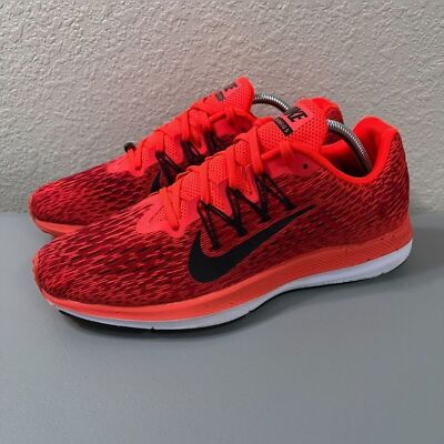 NIKE Air Zoom Winflo 5 Running Shoes Crimson Red Sneakers Women 6.5